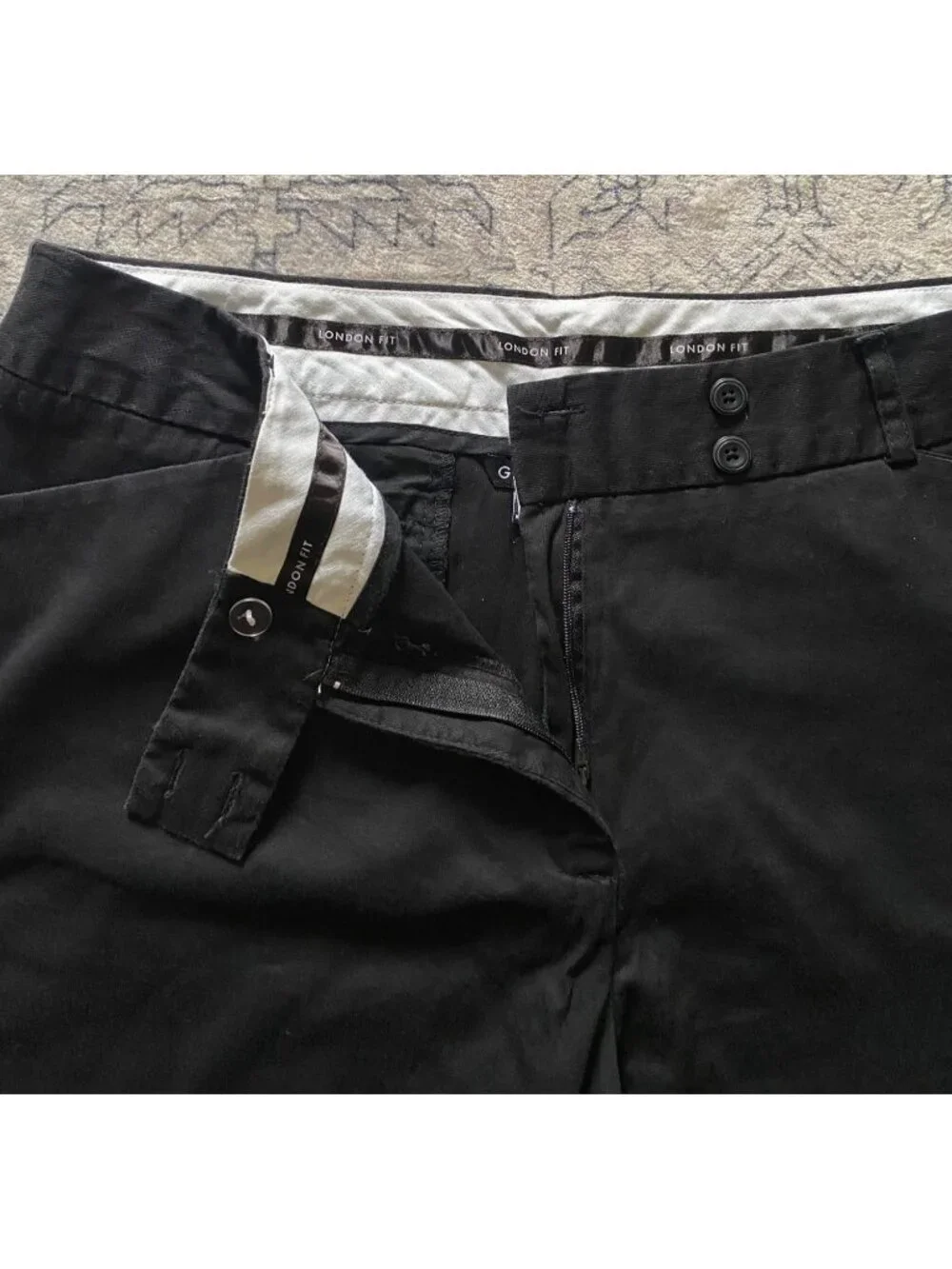 George button zipper